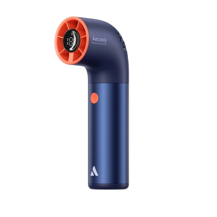 Aecooly PH03 Ventilador de Mano Alta Velocidad 11m/s Azul y Naranja