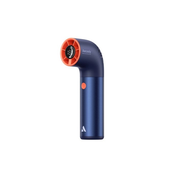 Aecooly PH03 Ventilador de Mano Alta Velocidad 11m/s Azul y Naranja