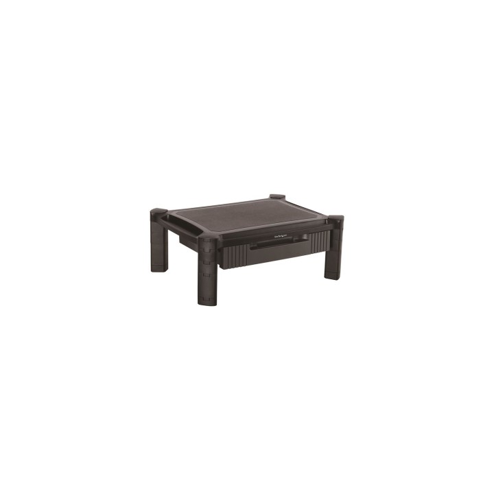StarTech.com Base con cajon Soporte para Monitor -  Altura Ajustable - Negro