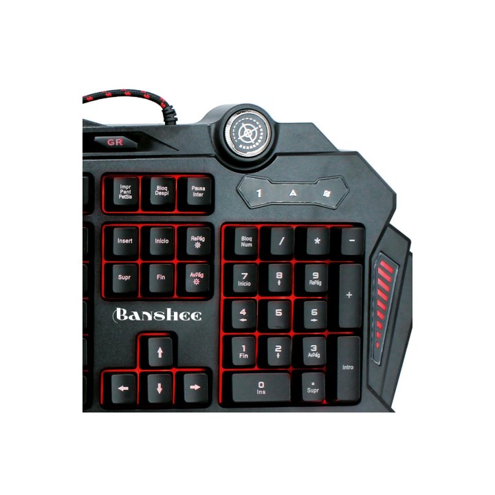 TECLADO TALIUS GAMING BANSHEE USB NEGRO TAL-BANSHEE