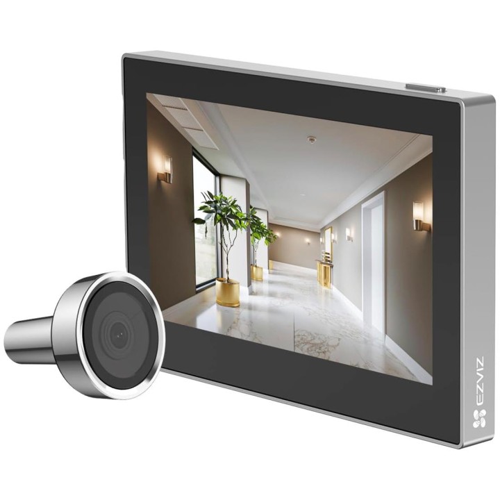 Ezviz HP2 Mirilla Inteligente Wifi con Pantalla 4.3" Plata