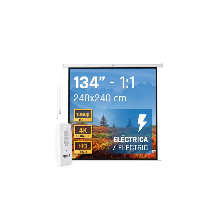 IGGUAL PSIES240 PANTALLA MURAL ELECTRICA 240X240