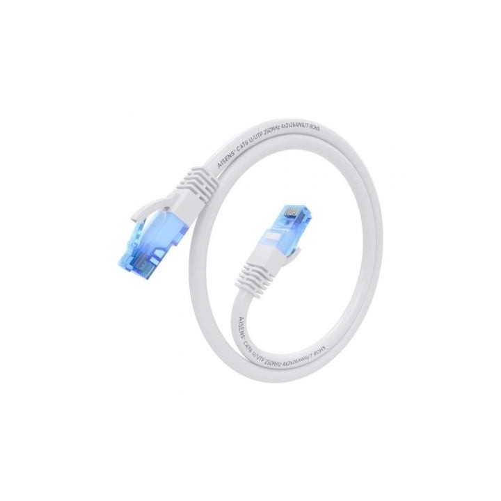 CABLE DE RED CAT.6 UTP 2M AISENS WHITE