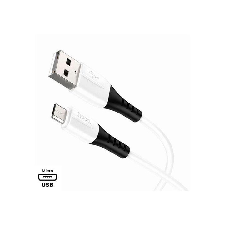Hoco X82 Cable Micro Silicona White