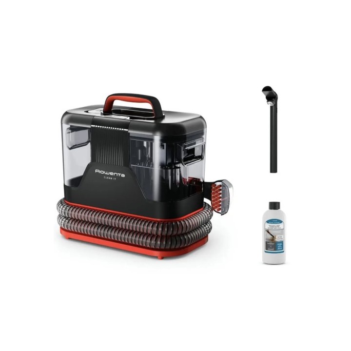Rowenta IN5012F0 Aspirador Tapicería 400W 1.8 Litros Negro y Rojo