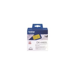 CINTA ETIQUETAS BROTHER DK-44605 PAPEL CONTINUO REMOVIBLE AMARILLO 6,2CM x 30,5M DK44605