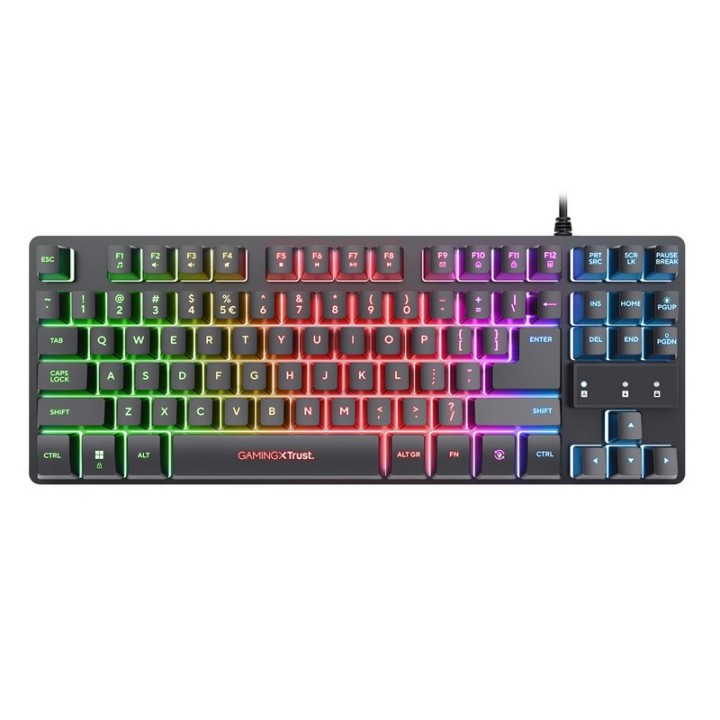 TECLADO + RATON TRUST GXT 798 GAMING RGB USB BLACK