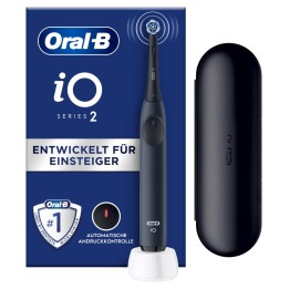 Braun Oral-B Cepillo de Dientes IO2 con Estuche de Viaje Negro (IOS2.1B9.2K)