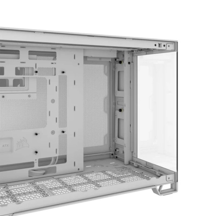 CAJA ORDENADOR GAMING CORSAIR 2500X CRISTAL TEMPLADO WHITE