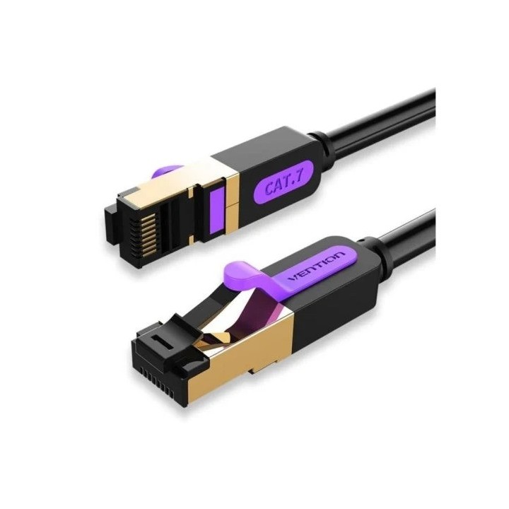 CABLE DE RED CAT.7 SFTP 5M VENTION BLACK