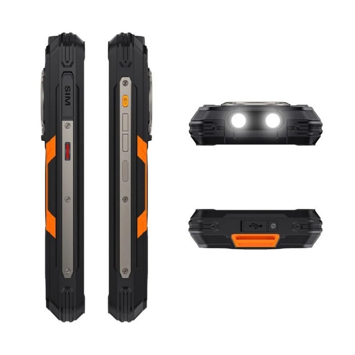 COMANDERO PDA SMARTPHONE CUBOT KING KONG POWER 5 6.88 6GB/128GB/4G/NFC/IP68/RUGE BLACK/ORANGE