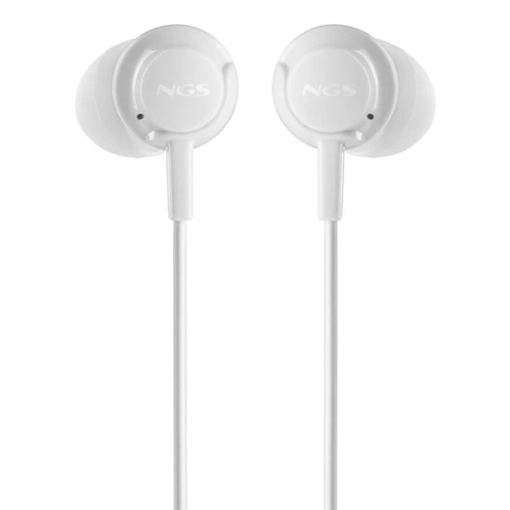 AURICULARES + MICROFONO NGS DRIFT IN EAR JACK 3,5MM WHITE