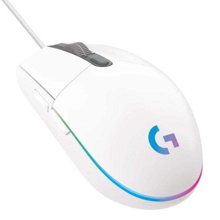 RATON LOGITECH G102 LIGHTSYNC RGB USB WHITE