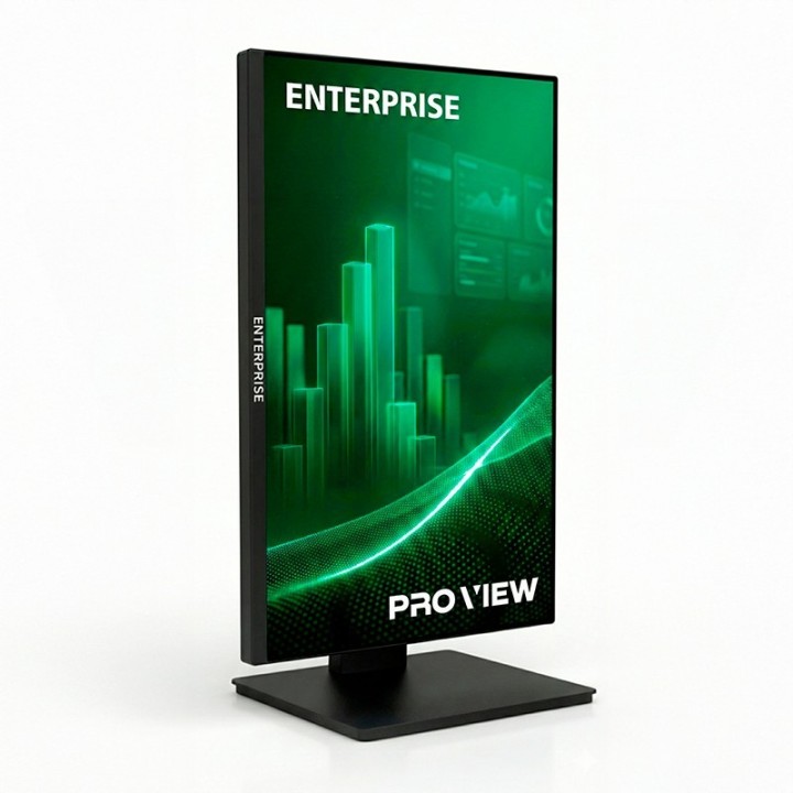 MONITOR ENTERPRISE PRO-VIEW 24 IPS FHD 120HZ VGA + HDMI + DISPLAYPORT ERGONOMICO MULTIMEDIA VESA ULTRA THIN BORDER FREE 3YR GAR