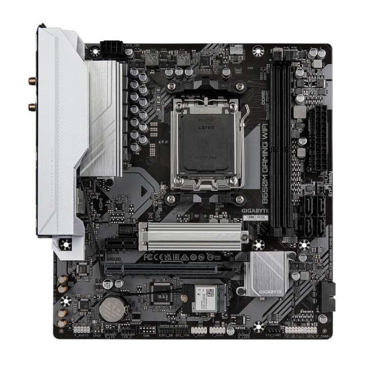 PLACA BASE GIGABYTE GA-B650M GAMING PLUS WIFI AM5 MATX 4XDDR5 HDMI DP
