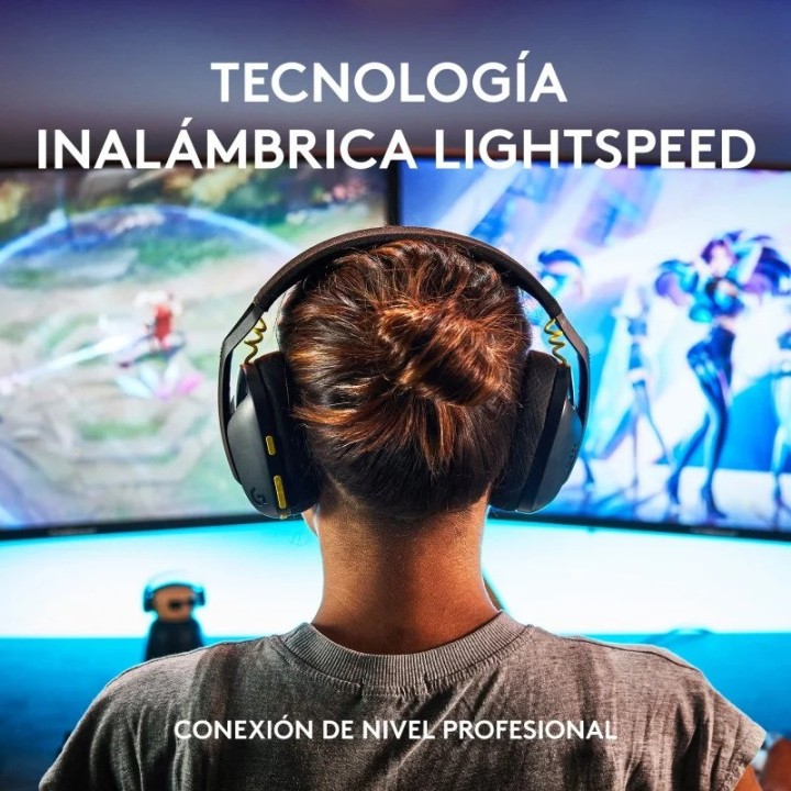 AURICULARES + MICROFONO GAMING LOGITECH G435 BLUETOOTH LIGHTSPEED BLACK