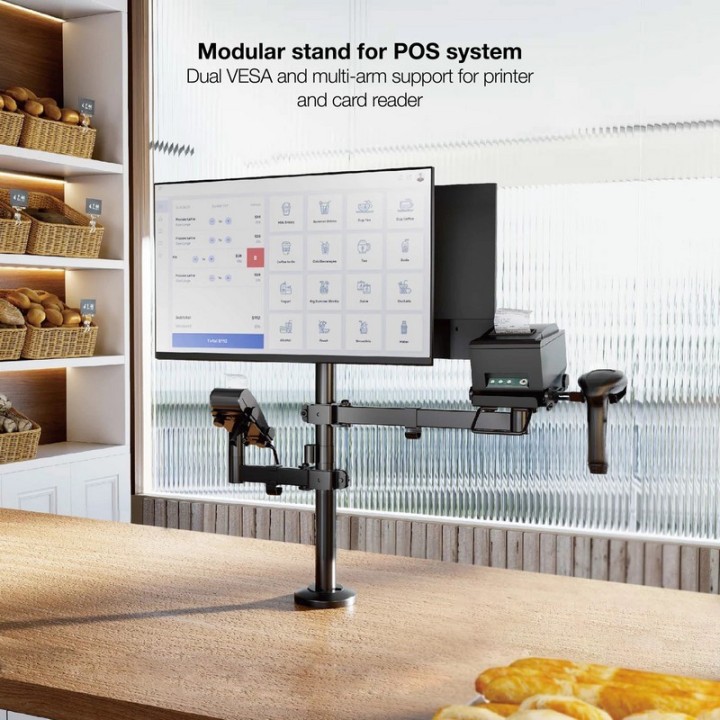 SOPORTE DE MESA AVPOS 4-1 PARA TPV/MONITOR/IMPRESORA/DATAFONO