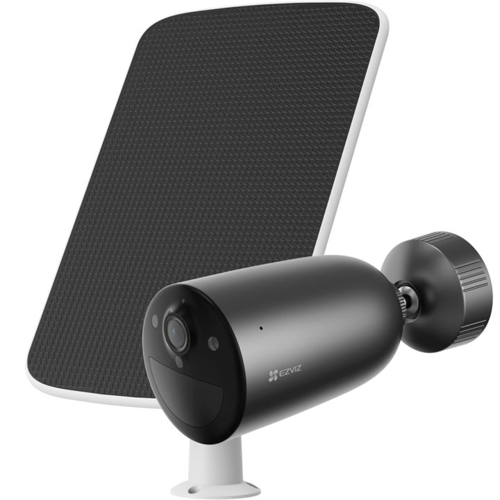 Ezviz EB3 KIT Cámara Seguridad Exterior 2K AOV Con Batería y Panel Solar