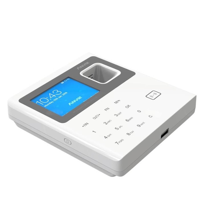 TERMINAL CONTROL DE PRESENCIA ANVIZ W1-PRO LECTOR HUELLA RFID PIN USB WHITE