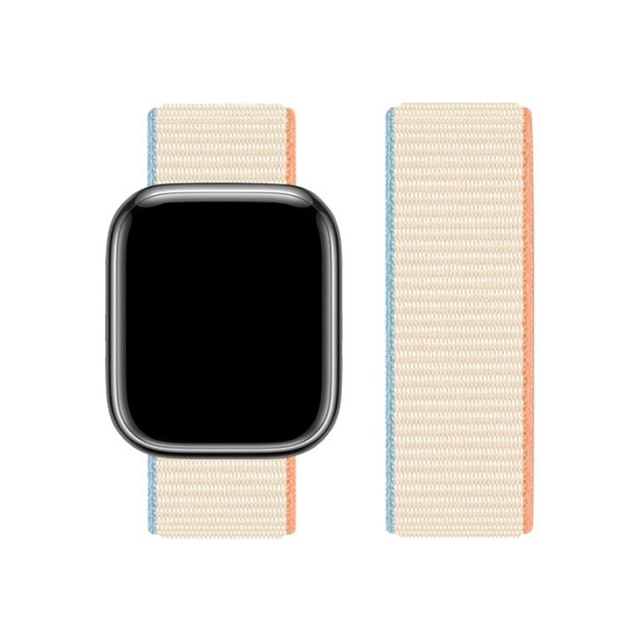 Hoco iWatch WA02 Original Series Loop Type Nylon Strap (38/40/41mm) Milky White