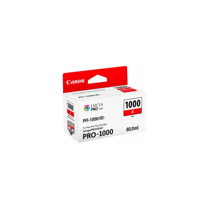 CARTUCHO CANON 0554C001 1000 R ROJO PFI-1000R
