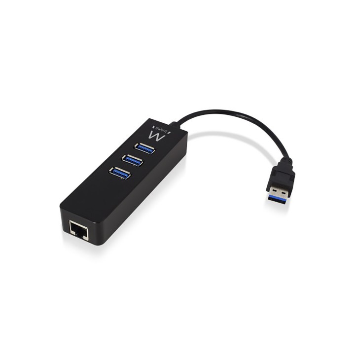 HUB EWENT USB 3.1 3 PUERTOS + LAN EW1140