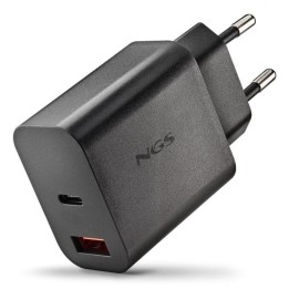CARGADOR DE PARED NGS ERA GAN USB-C/USB-A 20W BLACK