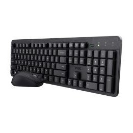 TECLADO + RATON TRUST ODY II WIRELESS SILENT BLACK