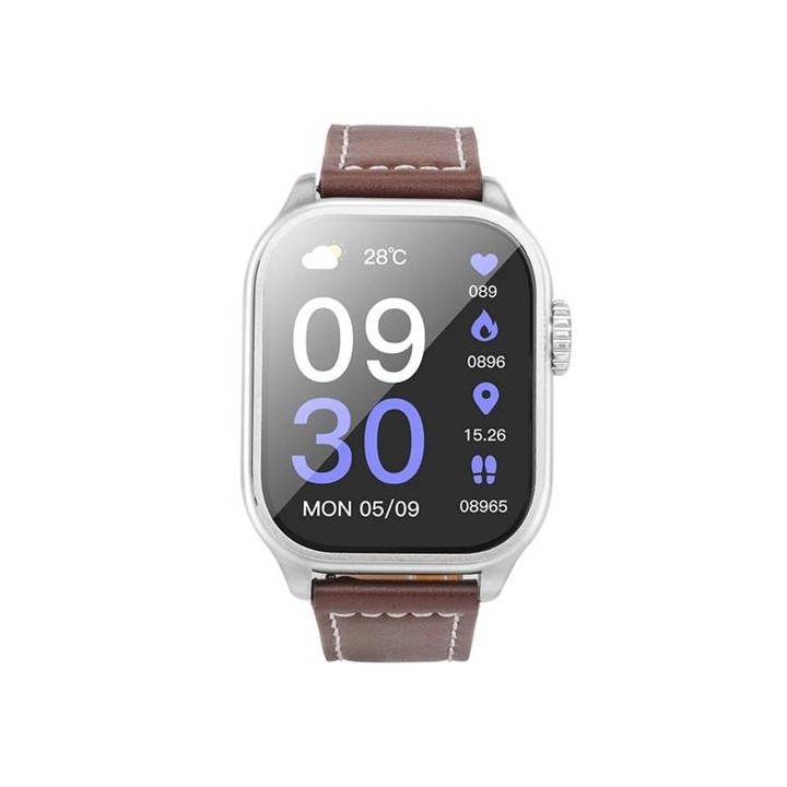 Hoco Y17 SmartWatch con llamadas Bluetooth Plateado