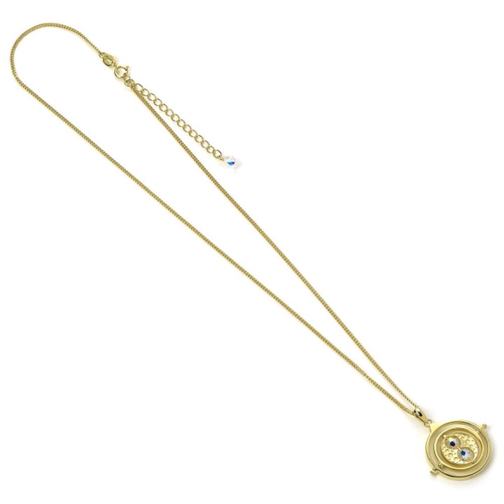 Colgante Giratiempos Harry Potter plata baño oro