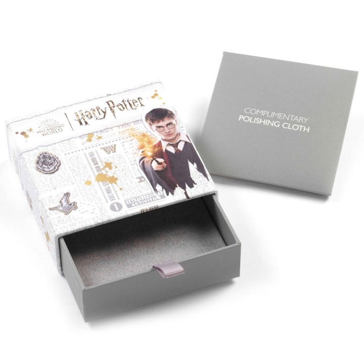 Colgante Giratiempos Harry Potter plata baño oro