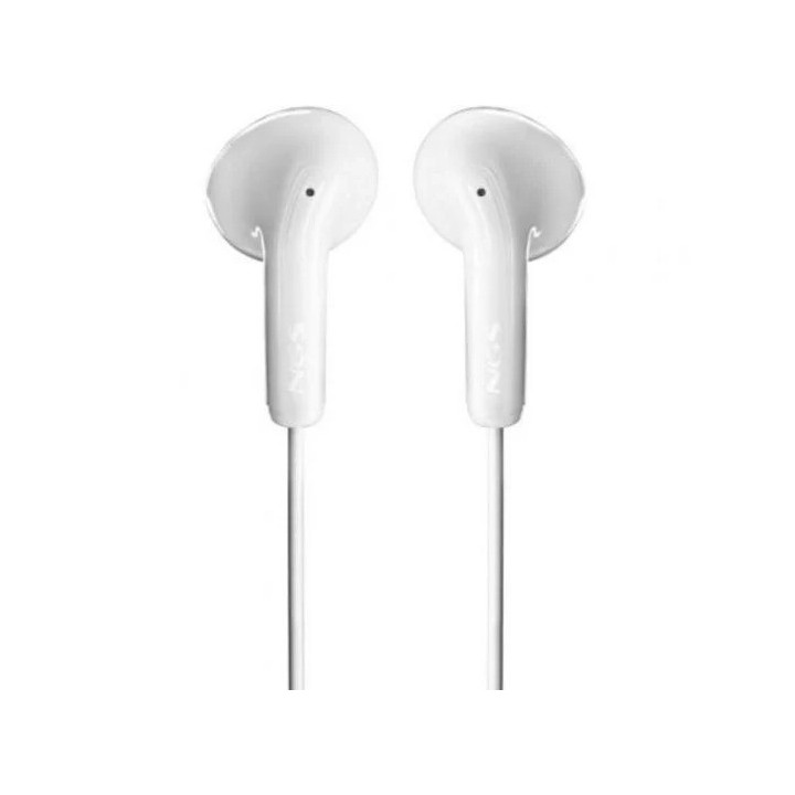 AURICULARES + MICROFONO NGS DRIFT IN EAR JACK 3,5MM WHITE