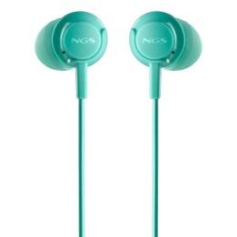 AURICULARES + MICROFONO NGS DRIFT IN EAR JACK 3,5MM GREEN MINT