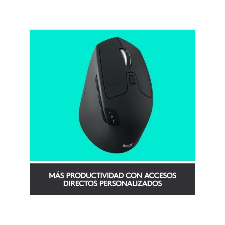RATON LOGITECH TRIATHLON M720 WIRELESS BLUETOOTH 1000DPI BLACK