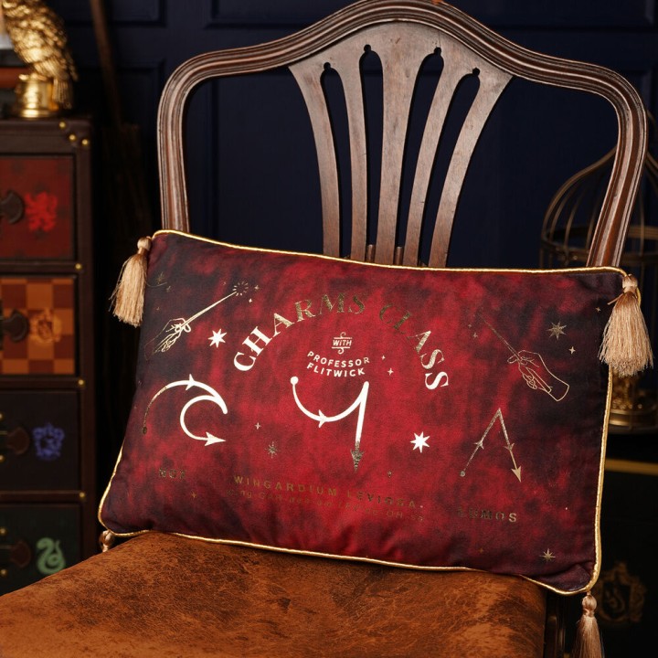 Cojin velvet Charms Class Harry Potter