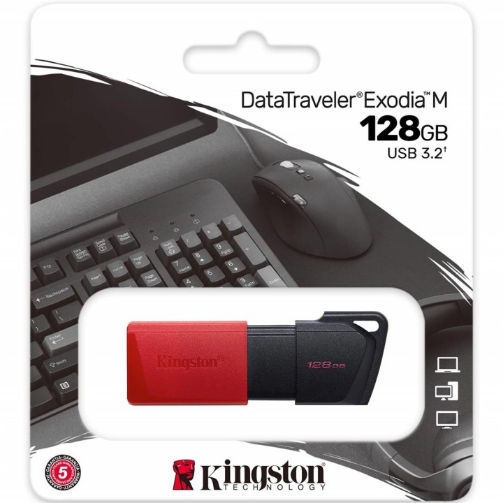 Memoria USB 128GB 3.2 Kingston Datatraveler Exodia M