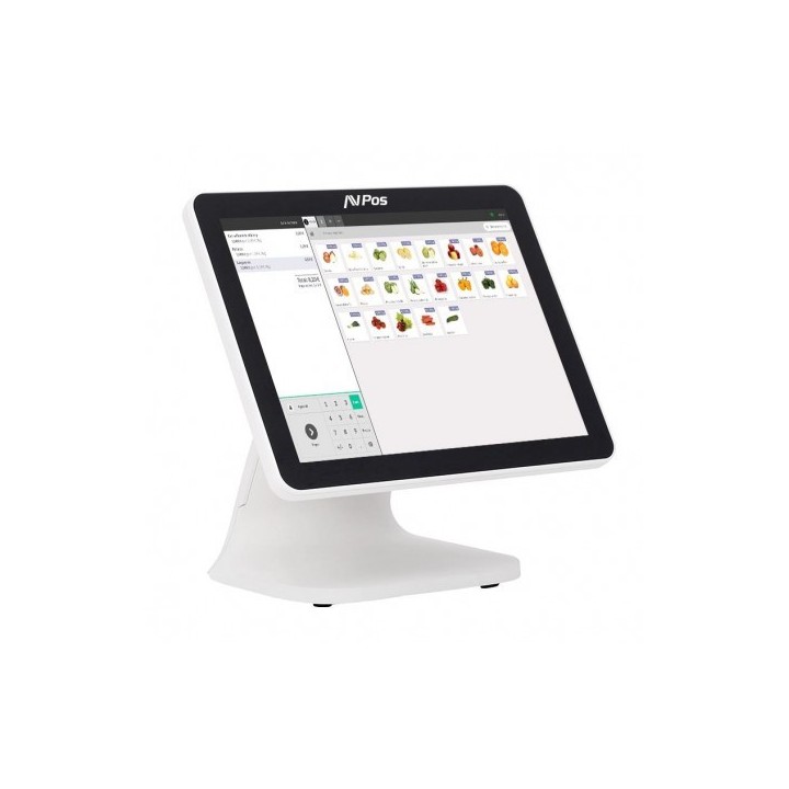 TPV AVPOS K5000 15 ALUMINIO TACTIL INTEL N100/8GB/128GB/LAN 1000/W11PRO WHITE 3YR
