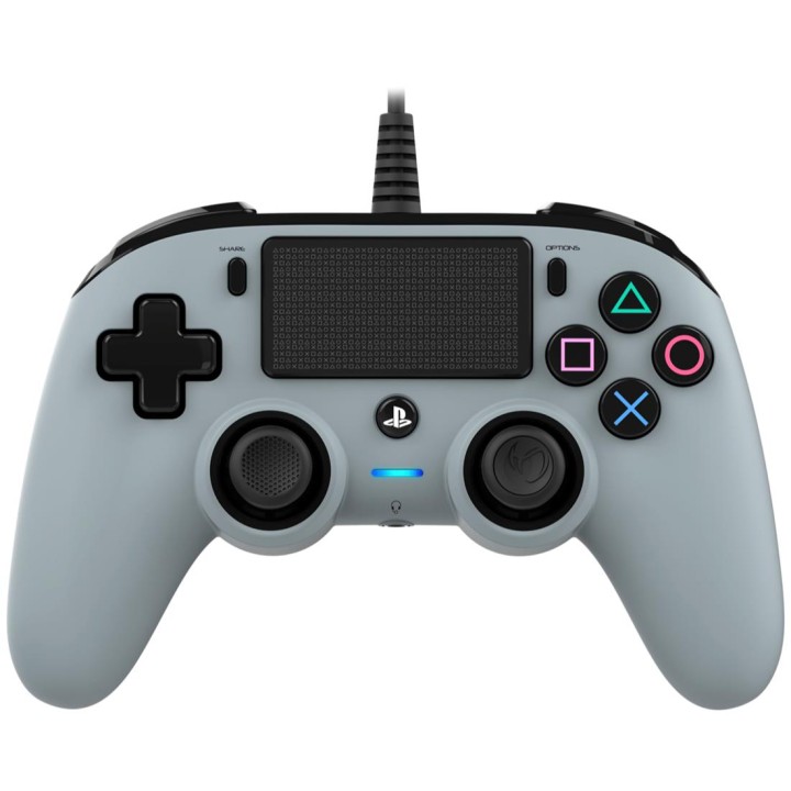 Nacon Mando Oficial Playstation PS4 Compact Gris (PS4OFCPADGREY)