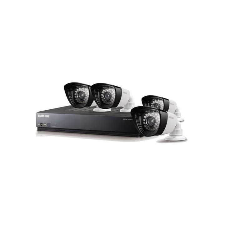 Samsung SDS-P3042 Kit Videograbador 500GB y 4 Cámaras 720p
