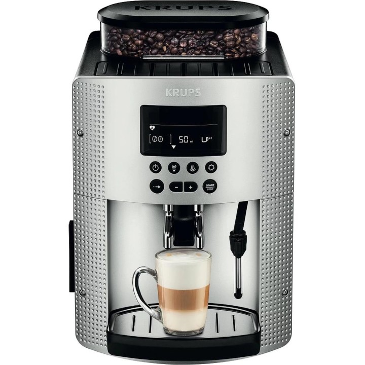Krups EA815E70 Essential Cafetera Superautomática 15 Bar Thermoblock Plata