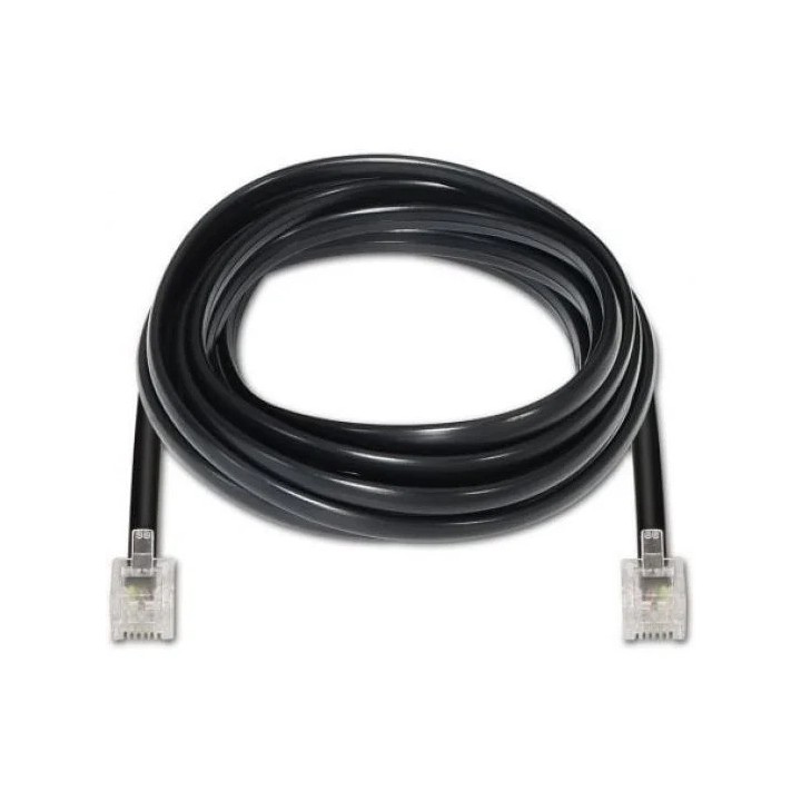 CABLE DE TELEFONO RJ11 2M AISENS BLACK