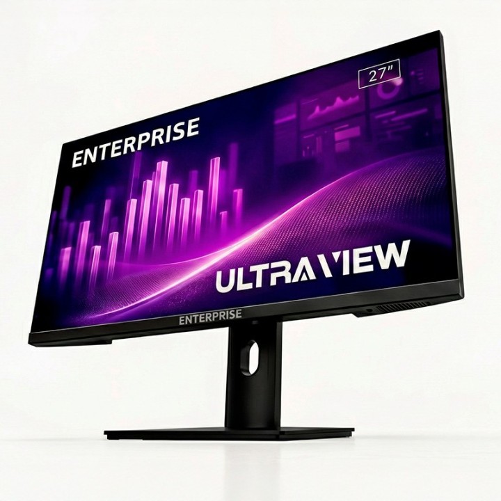 MONITOR ENTERPRISE ULTRA-VIEW 27 IPS QHD 2K 120HZ USB + HDMI + DISPLAYPORT ERGONOMICO MULTIMEDIA VESA 3YR GAR