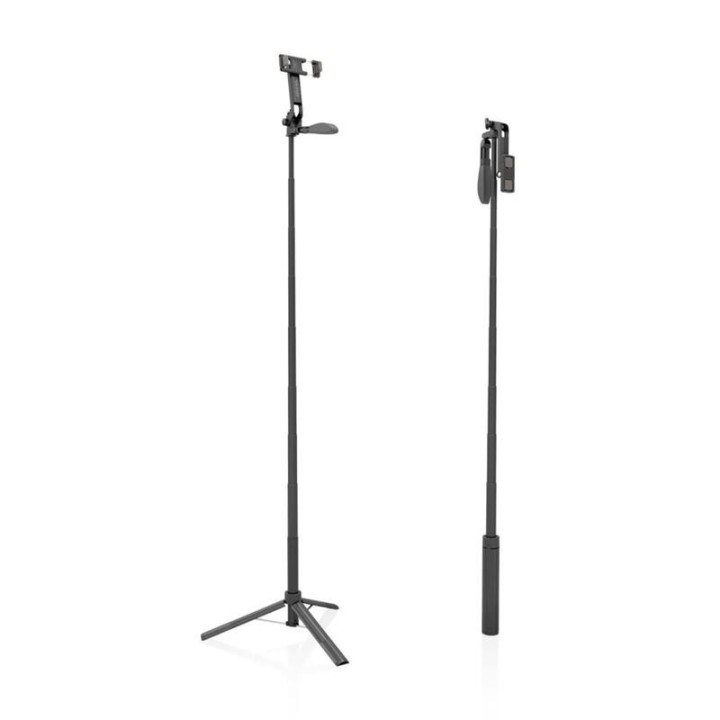 TRIPODE/PALO SELFIE AISENS + MANDO BLUETOOTH 3 IN 1 BLACK