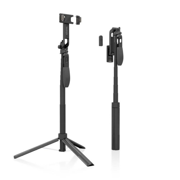 TRIPODE/PALO SELFIE AISENS + MANDO BLUETOOTH 3 IN 1 BLACK