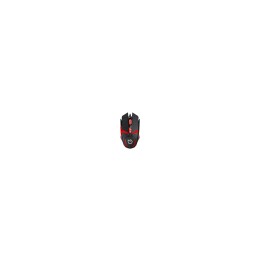 RATON HIDITEC MICRURUS GAMING USB NEGRO ROJO GMO010001