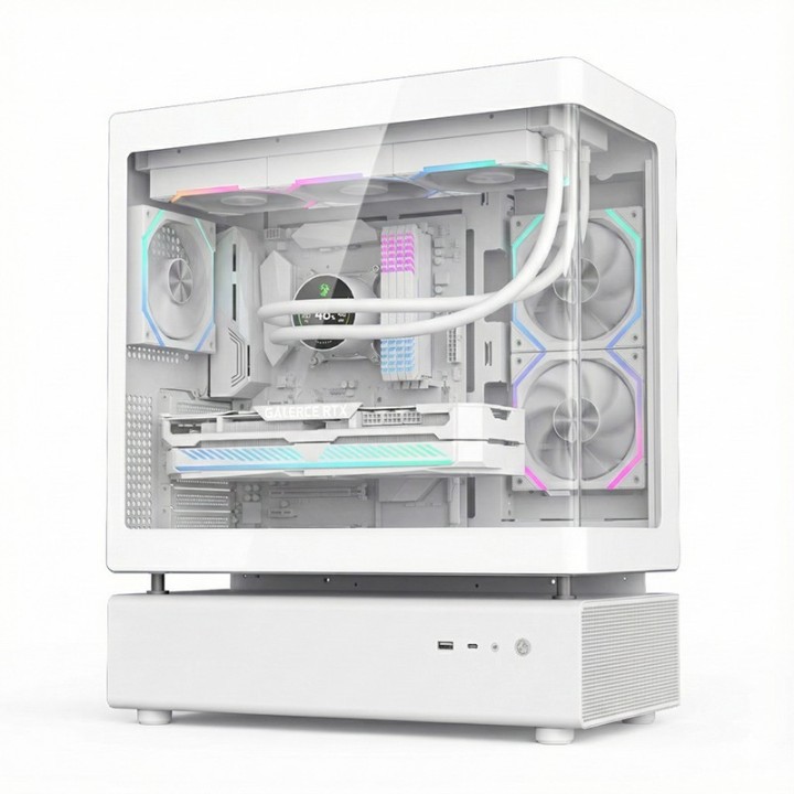 ORDENADOR GAMING N80 WHITE RGB I7 14700K/32G DDR5/SSD1TB NVME/WIFI/REF.LIQ/800W