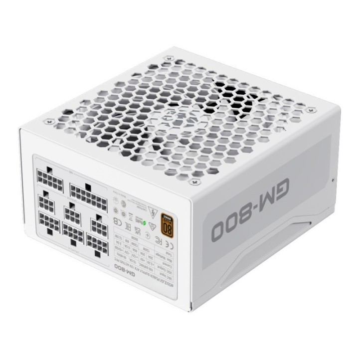 FUENTE DE ALIMENTACION GM 800W FULL MODULAR 80+ BRONZE WHITE