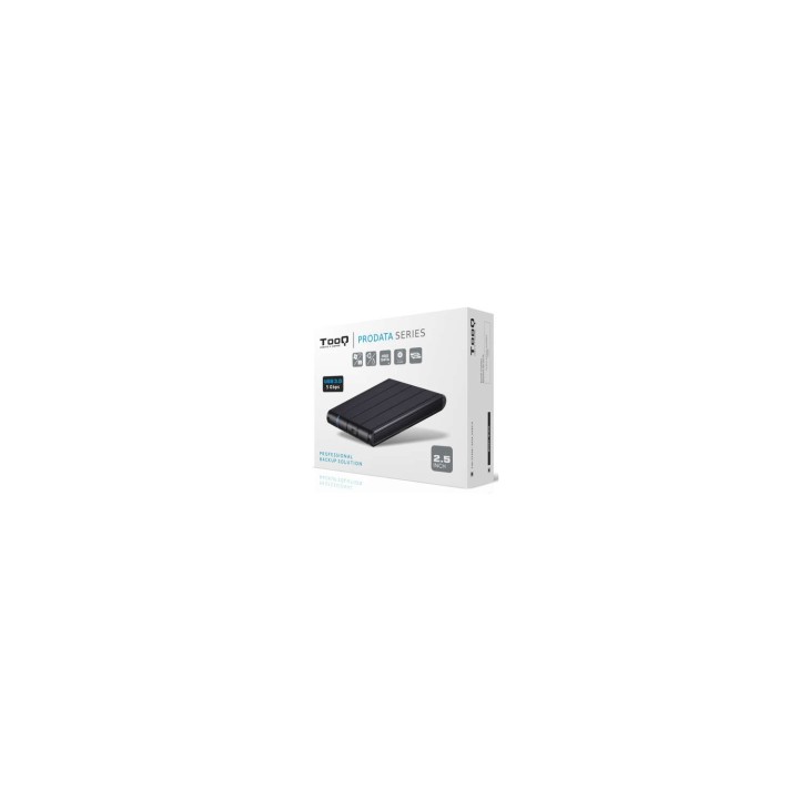 CAJA 2.5 TOOQ USB 3.0 SATA NEGRA TQE-2530B