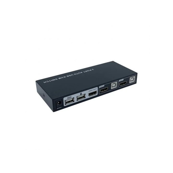 CONMUTADOR KVM AISENS 2PC HDMI