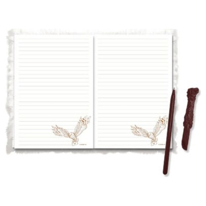 Cuaderno A5 + boligrafo Hedwig Harry Potter
